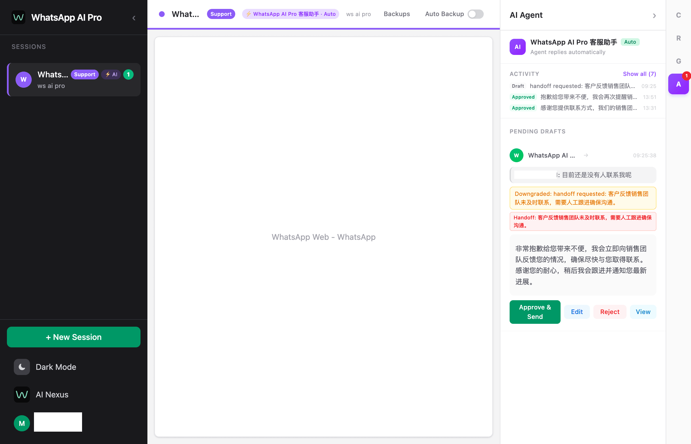 WhatsApp AI Pro - Setup Complete